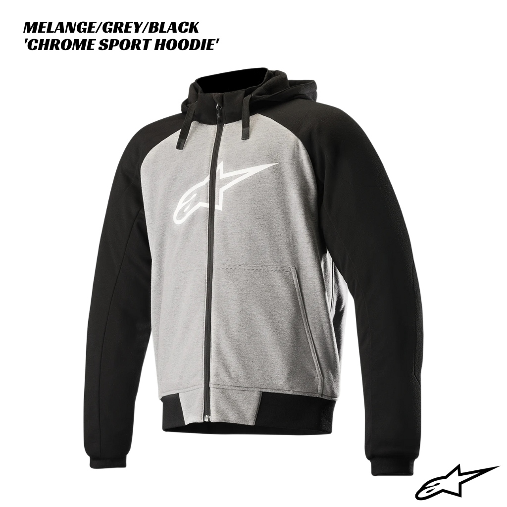 Alpinestars Chrome Sport Hoodie - MELANGE/GREY/BLACK