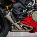 Arrow Works Titanium Half Exhaust System - 71162PK - Ducati Panigale V4 / S / R / SP 2018-2023