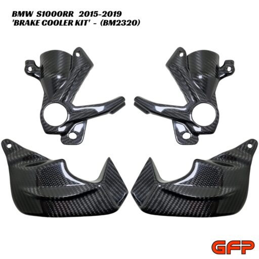 GFP Carbon Fiber Brake Cooling Kit - 4pc - BMW S1000RR 2015-2019