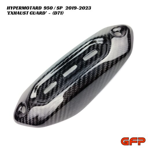 GFP Carbon Fiber Exhaust Guard - Ducati Hypermotard 950 / SP 2019-2023