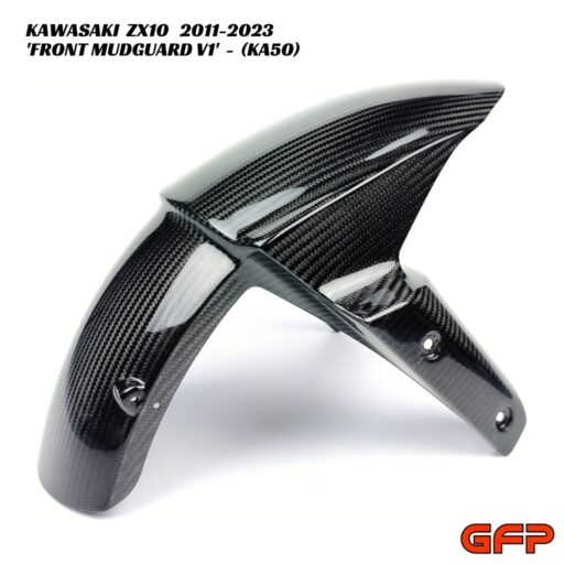 GFP Carbon Fiber Front Mudguard V1 - Kawasaki ZX10 2011-2023