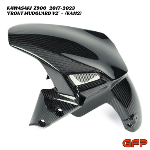 GFP Carbon Fiber Front Mudguard V2 - Kawasaki Z900 2017-2023