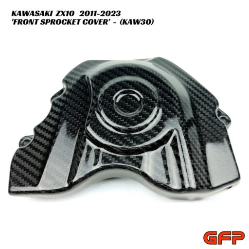 GFP Carbon Fiber Front Sprocket Cover - Kawasaki ZX10 2011-2023