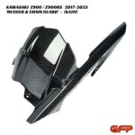 GFP Carbon Fiber Hugger With Chain Guard - Kawasaki Z900 / Z900RS 2017-2023