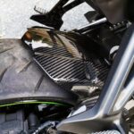 GFP Carbon Fiber Hugger With Chain Guard - Kawasaki Z900 / Z900RS 2017-2023