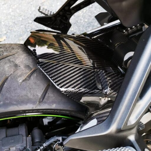 GFP Carbon Fiber Hugger With Chain Guard - Kawasaki Z900 / Z900RS 2017-2023