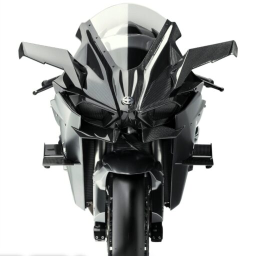 GFP Carbon Fiber New-Style Upper Winglets V2 - Kawasaki H2 / H2R 2015-2023