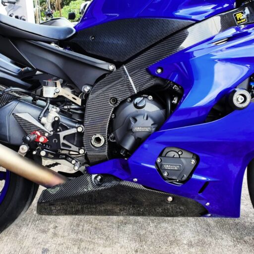 GFP Carbon Fiber Race Belly Pan - Yamaha R6 2017-2023