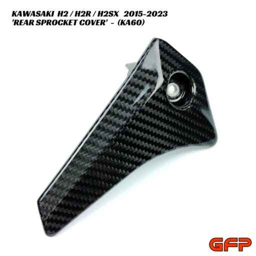 GFP Carbon Fiber Rear Sprocket Cover - Kawasaki H2 / H2R / H2SX 2015-2023