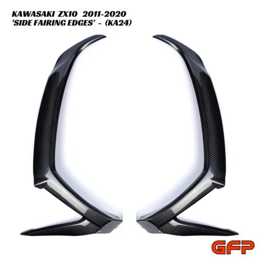 GFP Carbon Fiber Side Fairing Edges - Kawasaki ZX10 2011-2020