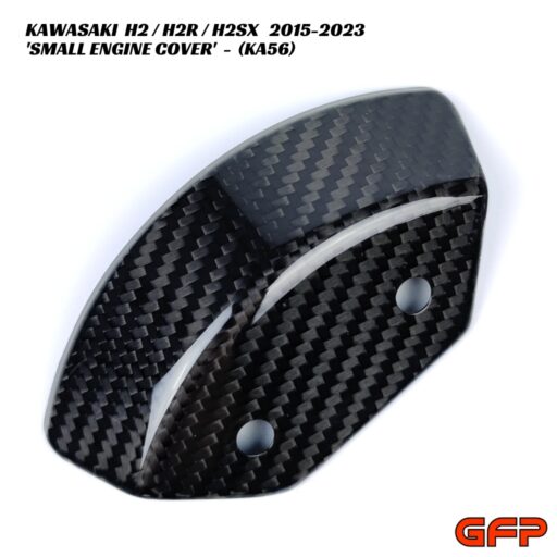 GFP Carbon Fiber Small Engine Cover - Kawasaki H2 / H2R / H2SX 2015-2023