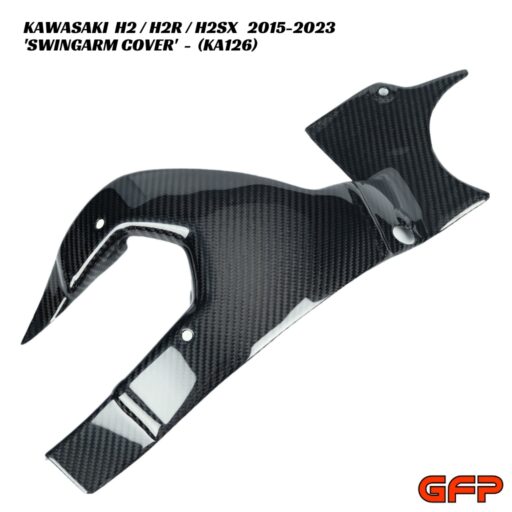 GFP Carbon Fiber Swingarm Cover - Kawasaki H2 / H2R / H2SX 2015-2023