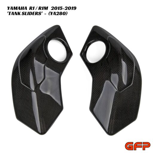 GFP Carbon Fiber Tank Sliders - Yamaha R1 / R1M 2015-2019