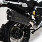 Remus 8 2.0 Stainless Black Slip On Exhaust - 82783 100065 - BMW R 1250 GS / ADV 2018-2023
