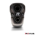 Remus 8 2.0 Stainless Black Slip On Exhaust - 82783 100065 - BMW R 1250 GS / ADV 2018-2023
