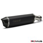 Remus Black Hawk Stainless Slip On Exhaust - 64782 088016 - BMW R 1250 GS / ADV 2018-2023