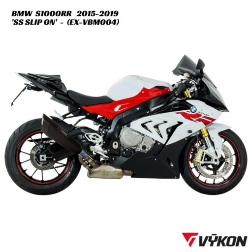 Vykon Stainless Black Slip On Exhaust - EX-VBM004 - BMW S1000RR 2015-2019