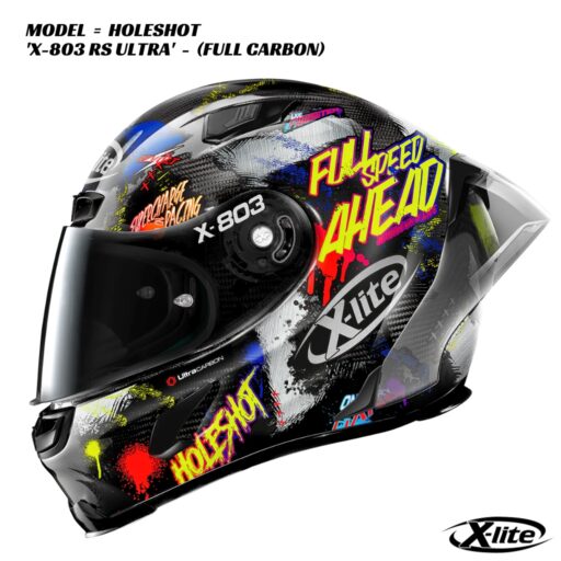 X-Lite X-803 RS Ultra Carbon Helmet - HOLESHOT