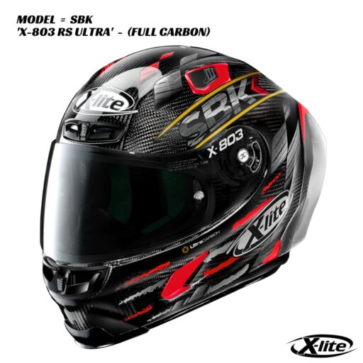 X-Lite X-803 RS Ultra Carbon Helmet - SBK