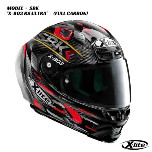 X-Lite X-803 RS Ultra Carbon Helmet - SBK