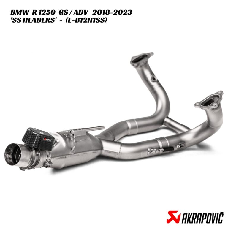 Akrapovič Stainless Steel Performance Headers - E-B12H1SS - BMW R 1250 GS / ADV 2018-2023