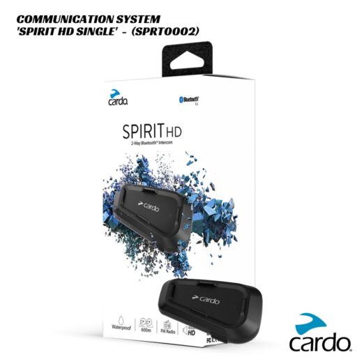 Cardo Spirit HD Communication System Single Pack - SPRT0002