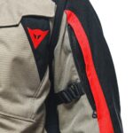 Dainese Alligator Tex Jacket - WALNUT/BLACK/LAVA-RED
