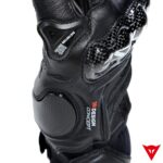 Dainese Carbon 4 Short Leather Gloves - BLACK/BLACK