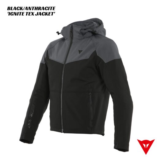 Dainese Ignite Tex Jacket - BLACK/ANTHRACITE