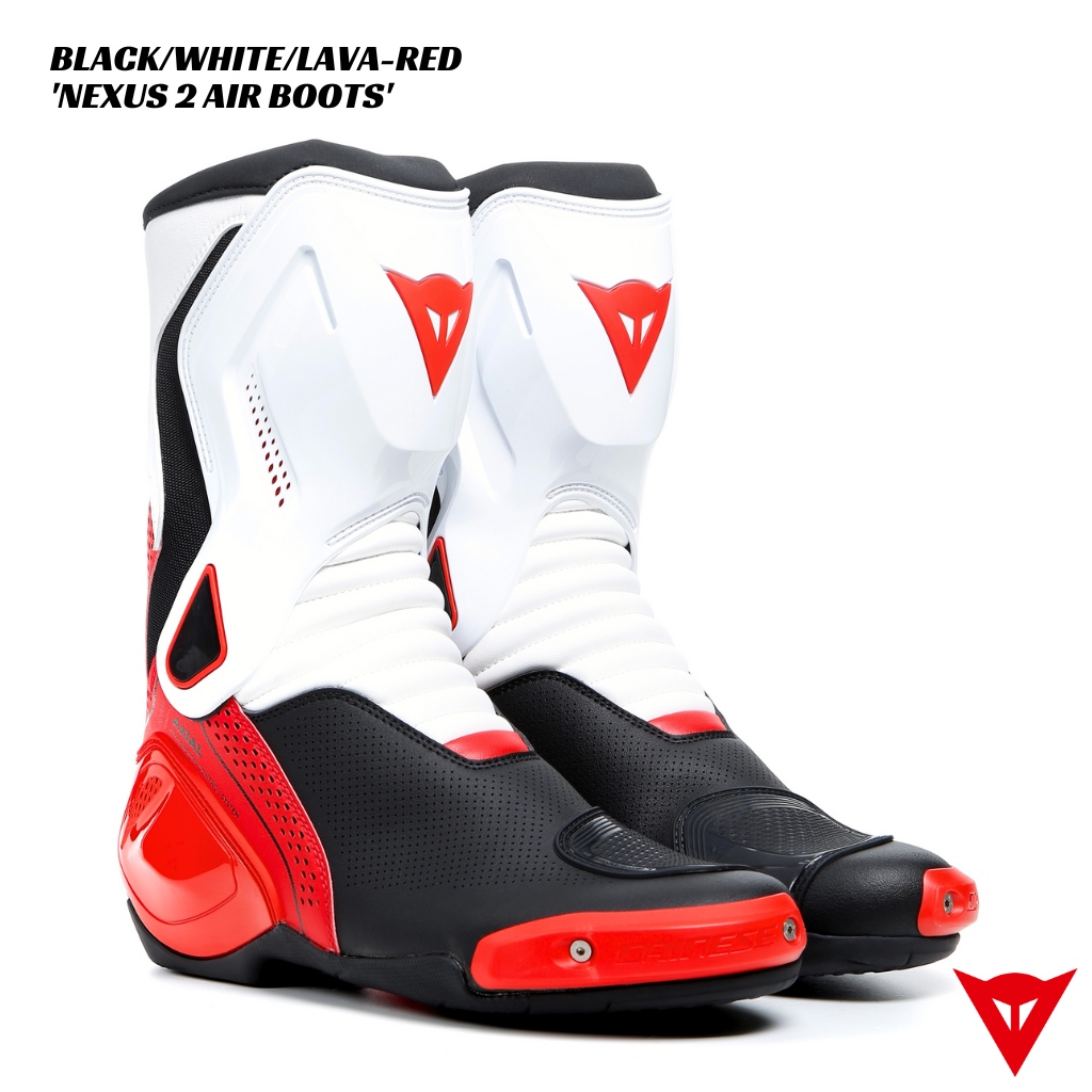 Dainese Nexus 2 Air Boots - BLACK/WHITE/LAVA-RED