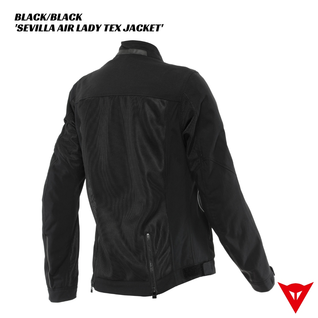 Dainese Sevilla Air Lady Tex Jacket - BLACK/BLACK