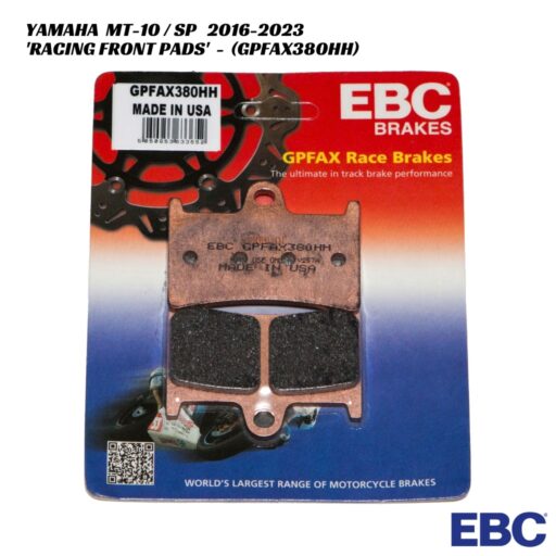 EBC GPFAX Racing Front Brake Pads - GPFAX380HH - Yamaha MT-10 / SP 2016-2023