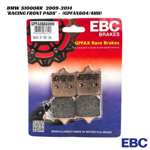 EBC GPFAX Racing Front Brake Pads - GPFAX604/4HH - BMW S1000RR 2009-2014