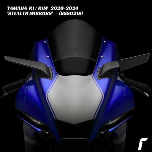 Rizoma Stealth Mirrors - BLACK - BSS021B - Yamaha R1 / R1M 2020-2024