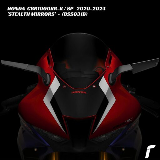 Rizoma Stealth Mirrors - BLACK - BSS031B - Honda CBR1000RR-R / SP 2020-2024