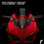 Rizoma Stealth Mirrors - BLACK - BSS040B - Ducati Panigale V2 2020-2023