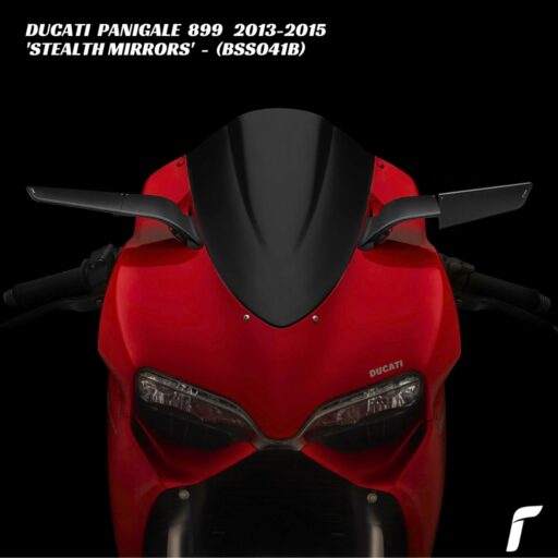 Rizoma Stealth Mirrors - BLACK - BSS041B - Ducati Panigale 899 2013-2015