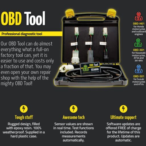 HealTech OBD Tool - OBD-H01 - Professional Diagnostic Tool For Honda Motorcycles