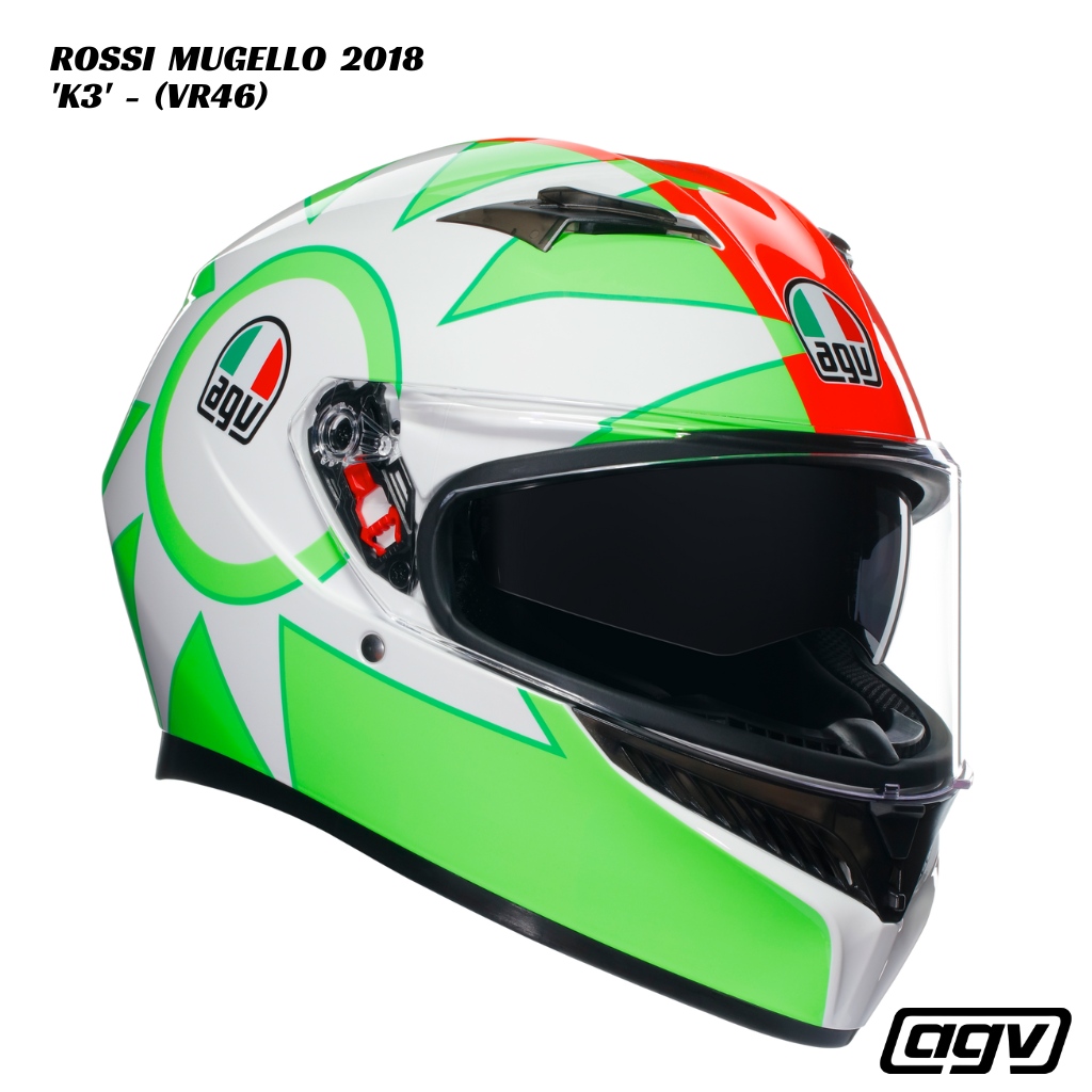 AGV K3 Helmet - ROSSI MUGELLO 2018