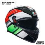 AGV K3 Helmet - WING - MATT BLACK/ITALY