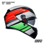 AGV K3 Helmet - WING - MATT BLACK/ITALY
