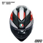 AGV K3 Helmet - WING - MATT BLACK/ITALY