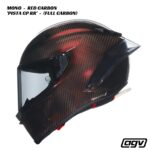 AGV Pista GP RR Carbon Helmet - MONO RED CARBON
