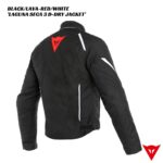 Dainese Laguna Seca 3 D-Dry Jacket - BLACK/LAVA-RED/WHITE
