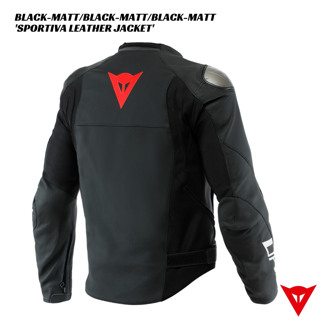 Dainese Sportiva Leather Jacket - BLACK-MATT/BLACK-MATT/BLACK-MATT