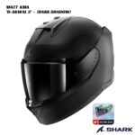 Shark D-Skwal 3 - Dark Shadow Matt KMA - Extra Dark Visor Included