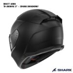 Shark D-Skwal 3 - Dark Shadow Matt KMA - Extra Dark Visor Included
