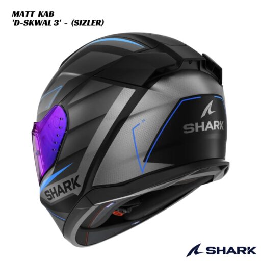 Shark D-Skwal 3 - Sizler Matt KAB - BLACK/GREY/BLUE