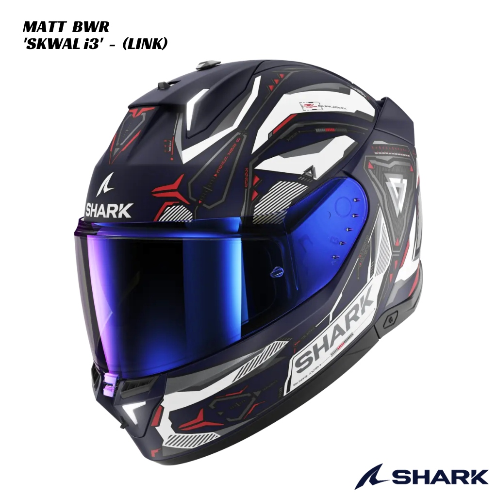 Shark Skwal i3 - Link Matt BWR - BLUE/WHITE