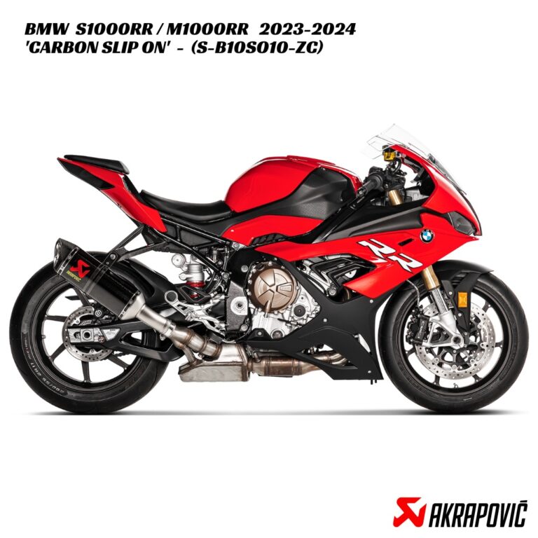 Akrapovič Carbon Slip On Exhaust - S-B10SO10-ZC - BMW S1000RR / M1000RR 2023-2024